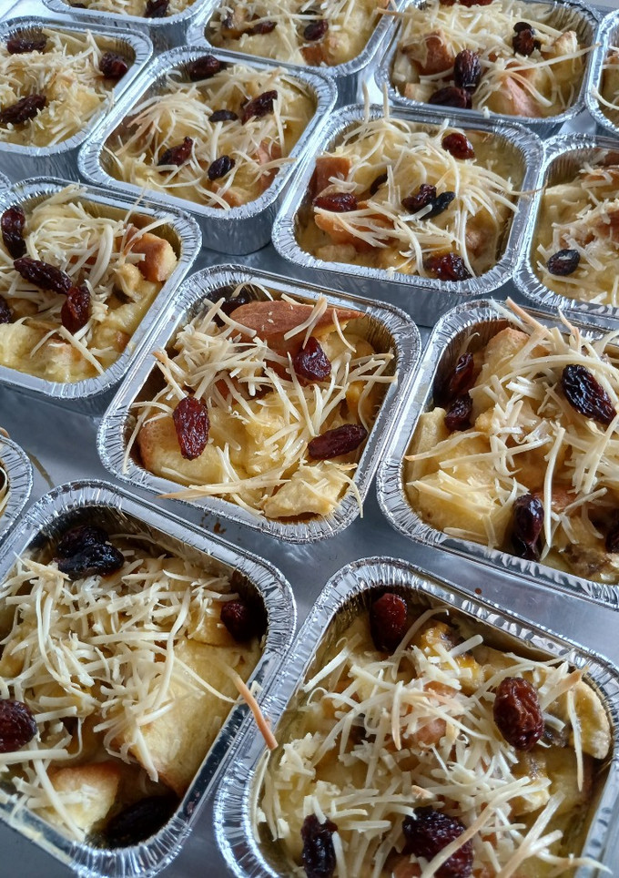 Foto resep Puding pisang roti tawar #PMT