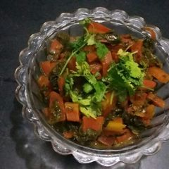 A picture of Carrot methi ki sabzi.