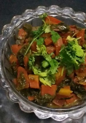 A picture of Carrot methi ki sabzi.