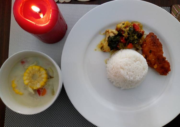 Resep 1 Piring 3 Menu😋, Enak