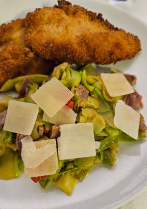 Une photo de Tagliatelles de courgettes facile et rapide