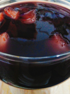Una foto de Mazamorra morada
