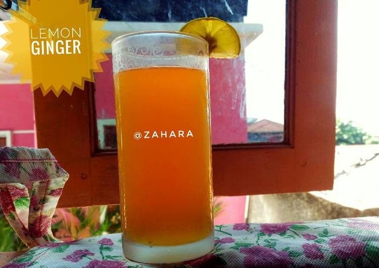 Langkah Mudah untuk Menyiapkan Lemon Ginger (Jahe Lemon) for Diet, Sempurna