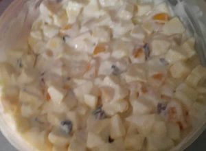 Una foto de Ensalada de manzana