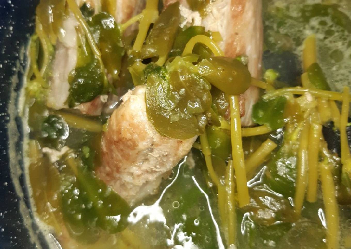 Salsa verde con verdolagas