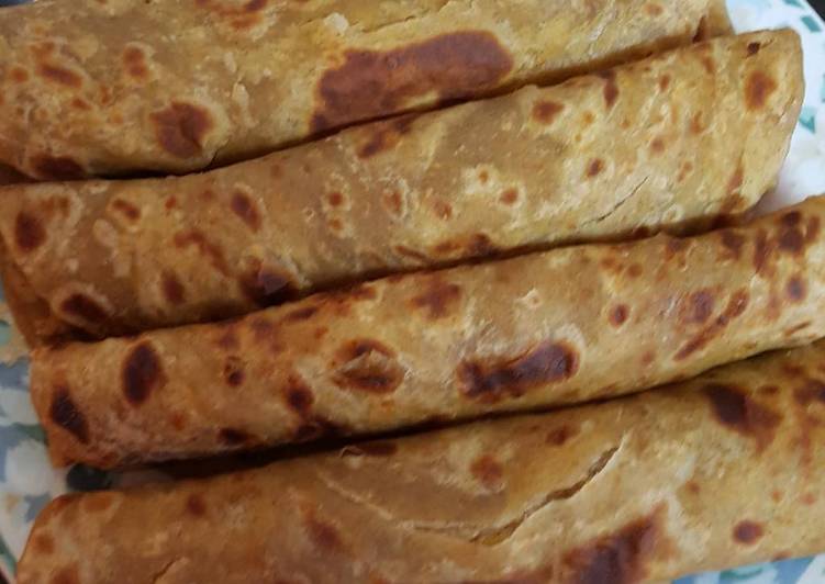 Healthy Chapatis for breakfast(whole meal)