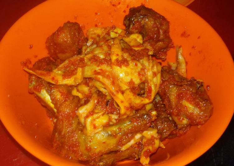 Ayam Sambalado Jamur Tiram