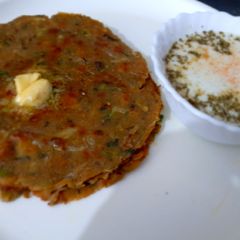 Quinoa flour paratha A picture of Quinoa flour paratha.