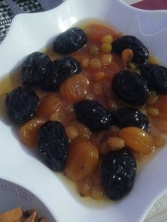 صورة لوصفة طاجين العين بلا لحم