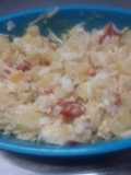 Ensalada de papas y huevos duros cremosas