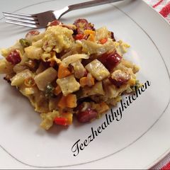 A picture of Yam frittata.