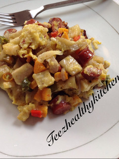 A picture of Yam frittata.