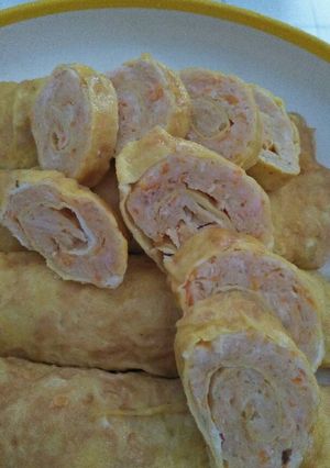 Foto resep Chicken egg roll (rolade ayam homemade)