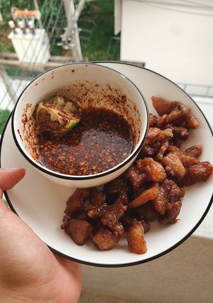 รูปของ หมูหวาน จิ้มแจ่ว คีโต