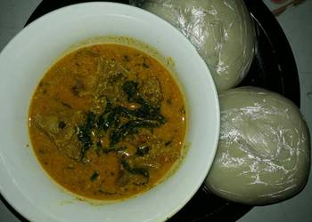 Easiest Way to Recipe Tasty Egusiveg soup served wt fufu