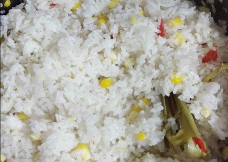 03.Nasi liwet jagung (rice cooker)