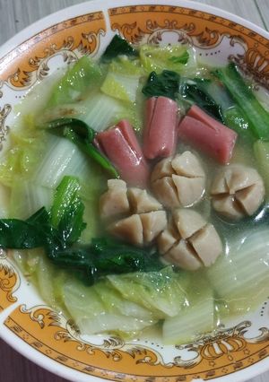 Foto resep Sop sawi putih dan pakcoy