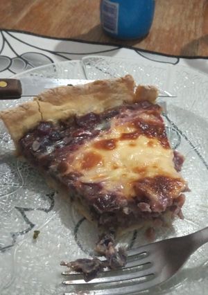 Una foto de Relleno de tarta de repollo morado