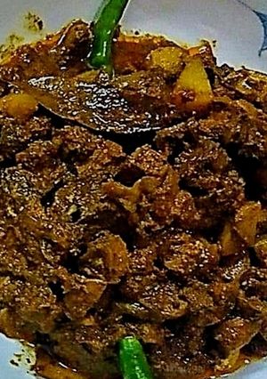 আলু দিয়ে স্পাইসি কলিজা ভুনা রেসিপির প্রধান ছবি