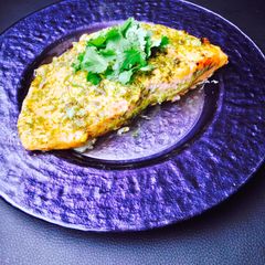 A picture of Cilantro Lime Baked Salmon.