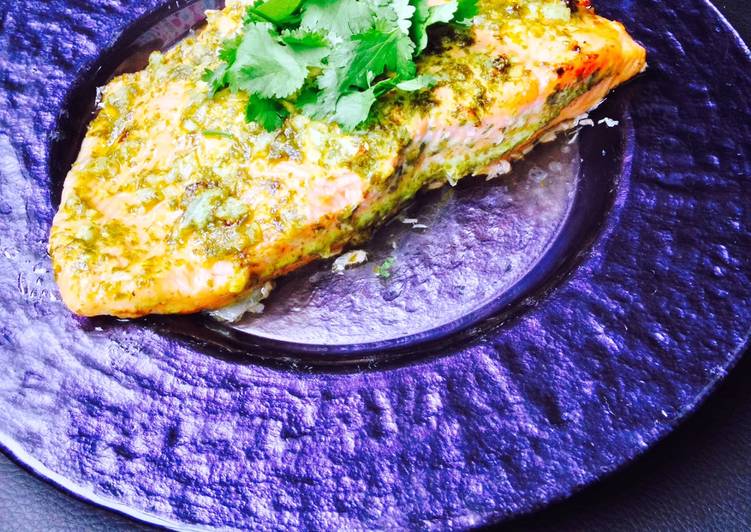 Steps to Make Super Quick Homemade Cilantro Lime Baked Salmon