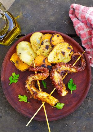 Una foto de Pulpo a la parrilla