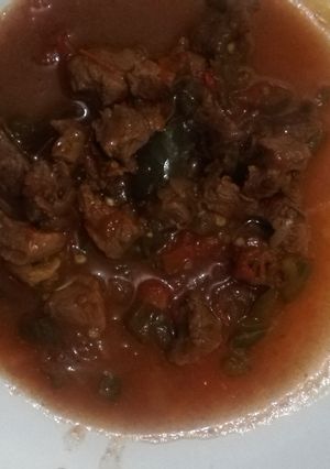 A picture of Stewed beef.