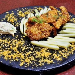 A picture of Crispy nachos chicken.