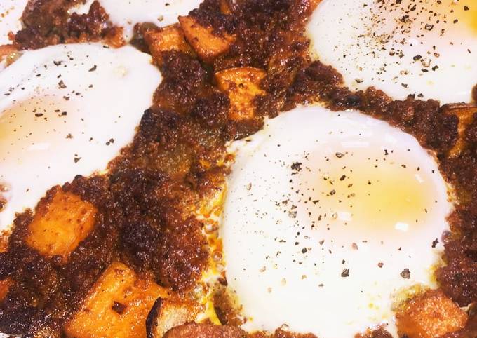 Sweet Potato Chorizo Hash Recipe