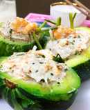 Tôm nhồi bí đỏ