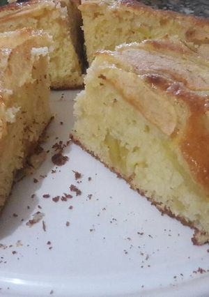 Una foto de Torta esponjosa de manzana