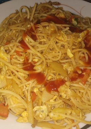 A picture of Egg Chowmein Recipe.