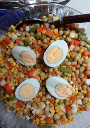 Una foto de Ensalada multicolor estival