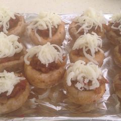 A picture of Czegnature mushroom stuffed,.