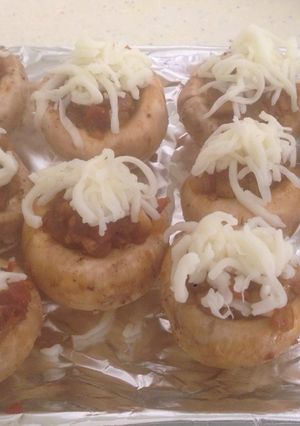 A picture of Czegnature mushroom stuffed,.