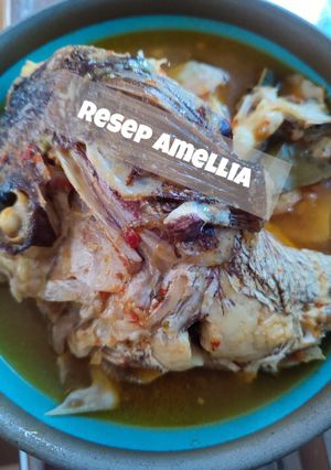 Foto resep Kepala ikan masak santan pedas