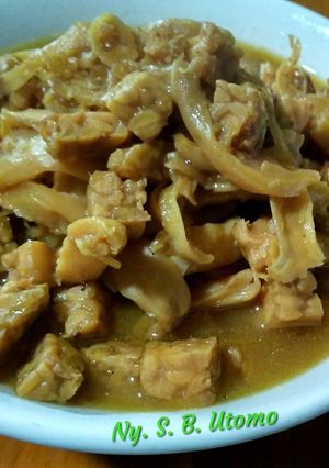 Foto resep 🥕 orek tempe jamur 🥕