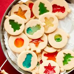 A picture of Stained Glass Cookies.