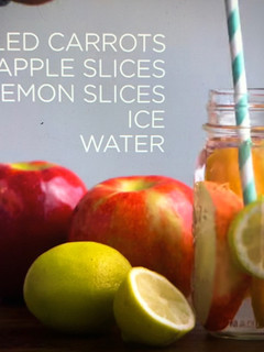 Una foto de Infusión Manzana-Zanahoria-Limón