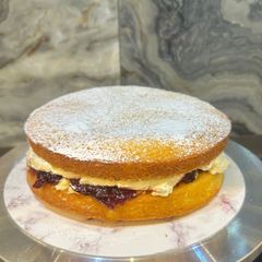 A picture of Emergency Quick Birthday Cake :P - Ok I Know Its Basically a Victoria Sponge with a Little Extra :P.