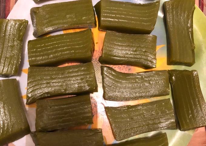 Anti Ribet, Bikin Kue pepe tapioka greentea kenyal legit Enak