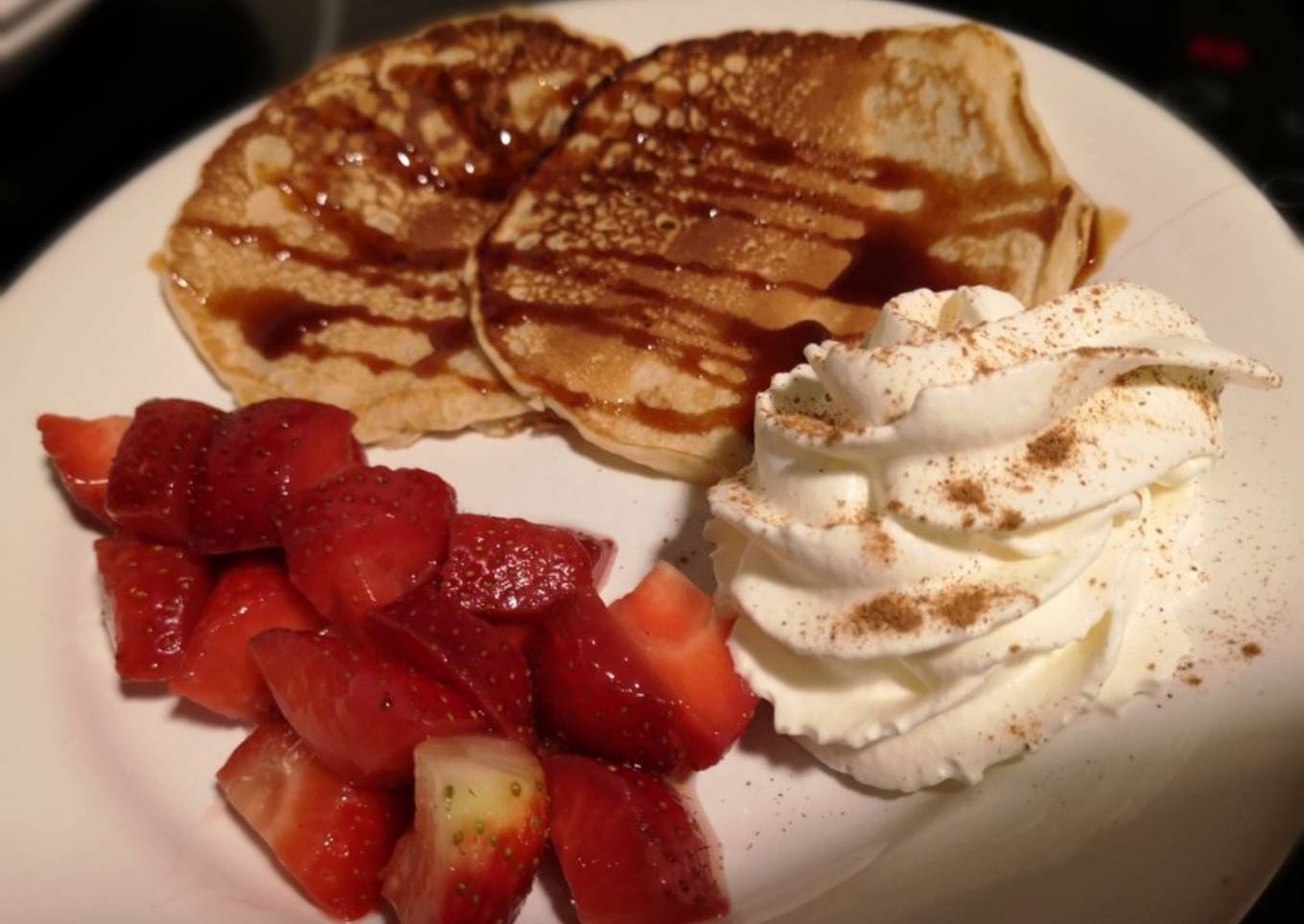 Crepes de harina de trigo