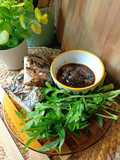 Ikan Layur Bakar Kosong + Sambal Belacan & Ulaman