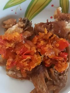 Foto resep Ayam gepuk sambal bawang