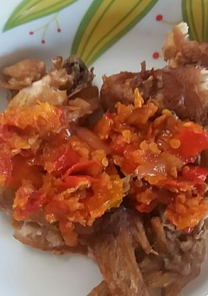Foto resep Ayam gepuk sambal bawang