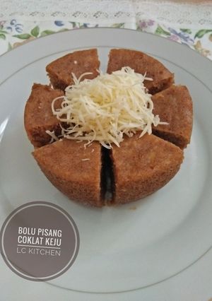 Foto resep Bolu Pisang Coklat Keju Kukus