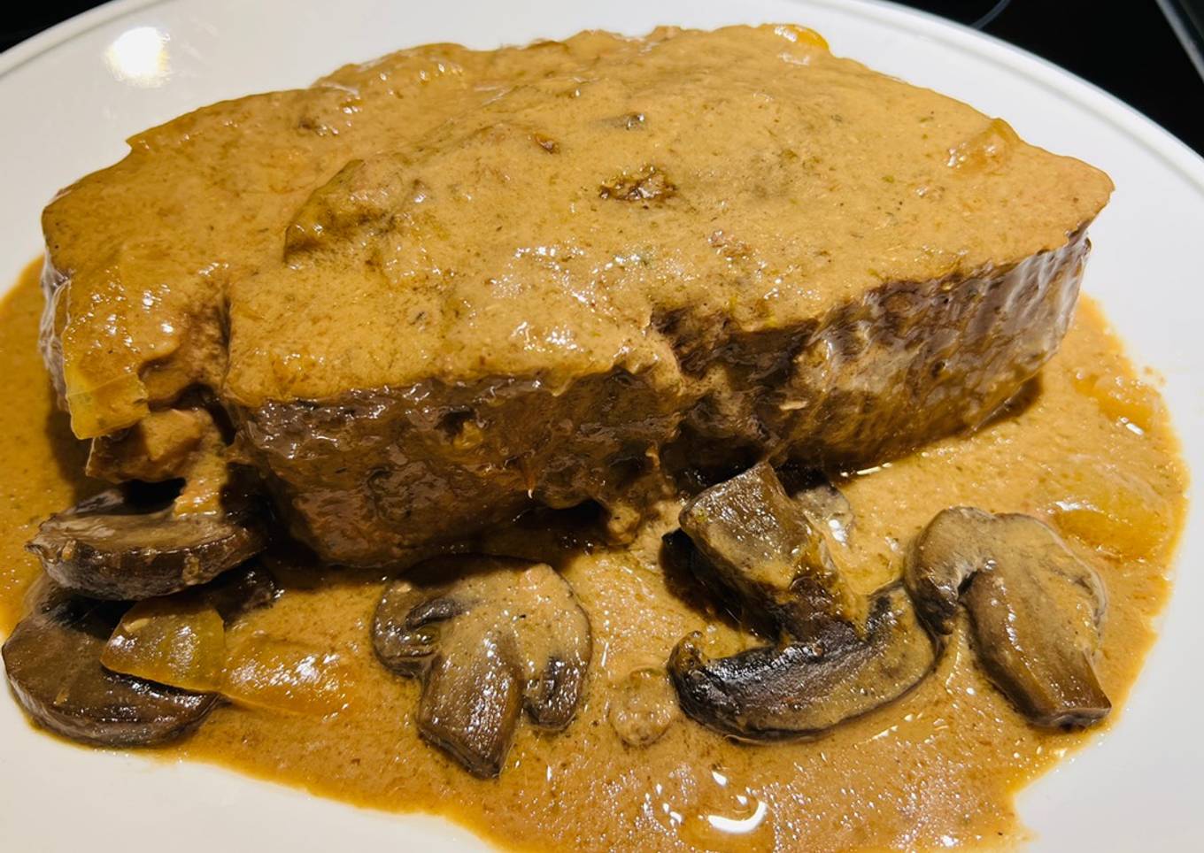 Crockpot Mushroom 🍄 London Broil 🥩