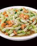 SP.0222 - Bầu Xào Tôm Miến