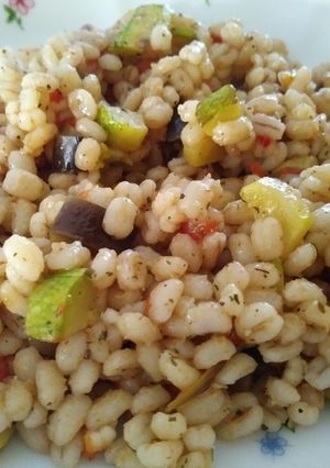 Foto di Orzo freddo con verdure
