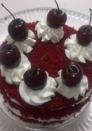 Una foto de Red Velvet Cake